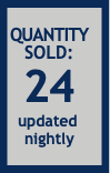 QUANTITY
SOLD:
24
updated nightly